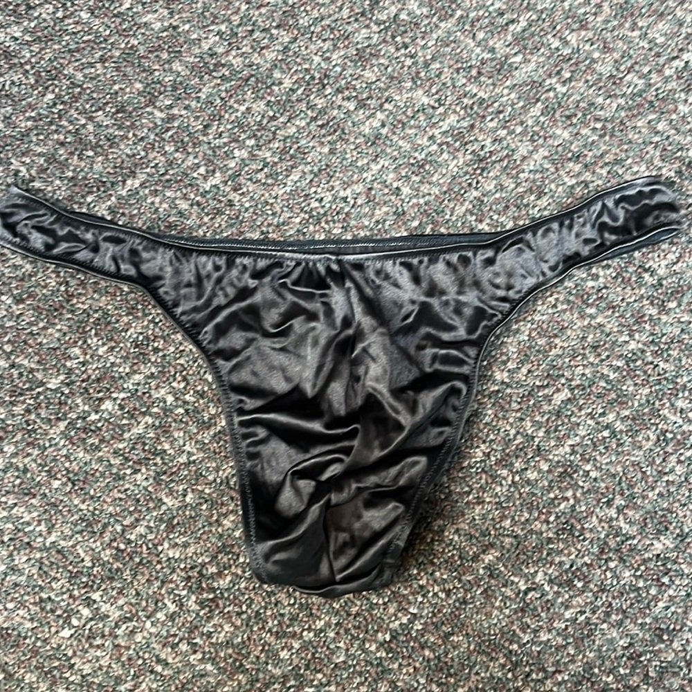 Fagioni thong underwear, grey and os.